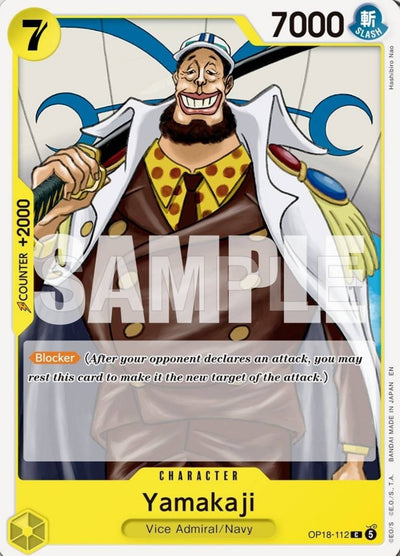 Yamakaji OP18-112 The Dominance of God One Piece Karte