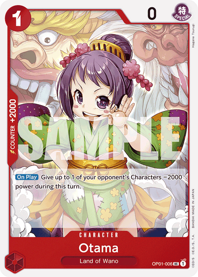 Otama OP01-006_r1 One Piece Card The Best One Piece Karte