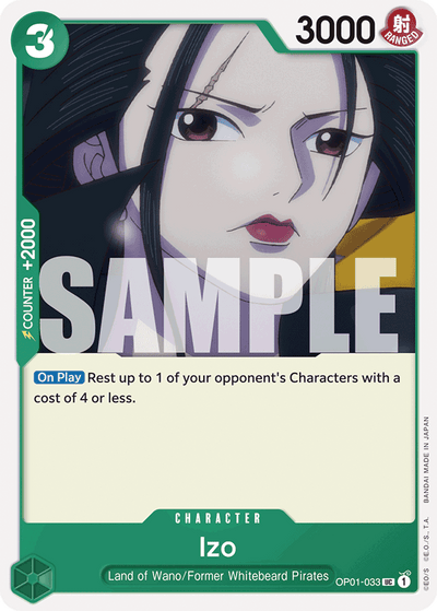 Izo OP01-033_r1 One Piece Card The Best One Piece Karte
