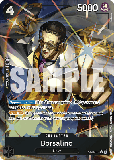 Borsalino OP02-114 (Parallel 3) One Piece Card The Best One Piece Karte
