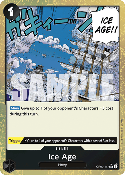 Ice Age OP02-117 (Parallel 6) One Piece Card The Best One Piece Karte