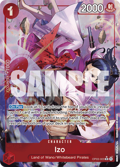 Izo OP03-003 (Parallel 6) One Piece Card The Best One Piece Karte