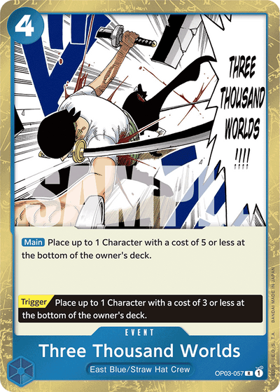 Three Thousand Worlds OP03-057 (Parallel 2) One Piece Card The Best One Piece Karte