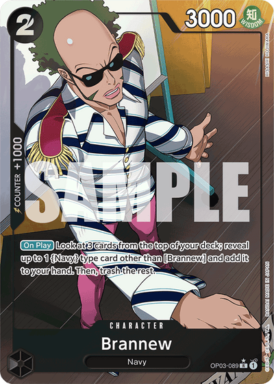 Brannew OP03-089 (Parallel 5) One Piece Card The Best One Piece Karte