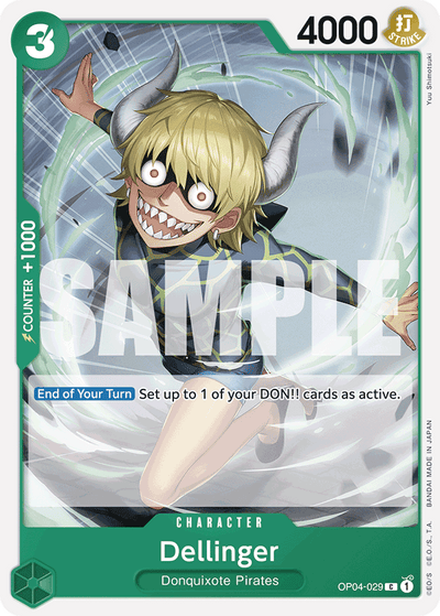 Dellinger OP04-029_r1 One Piece Card The Best One Piece Karte