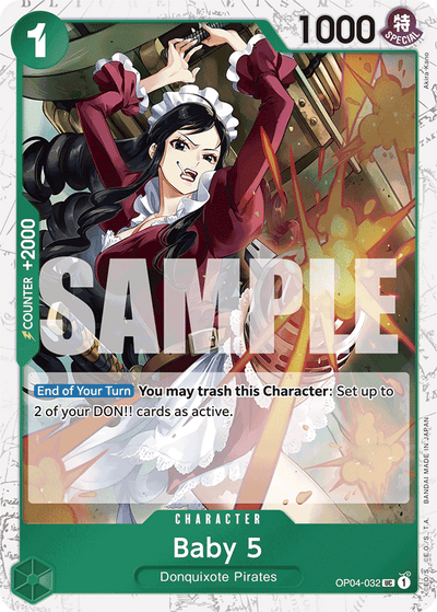 Baby 5 OP04-032 (Parallel 2) One Piece Card The Best One Piece Karte