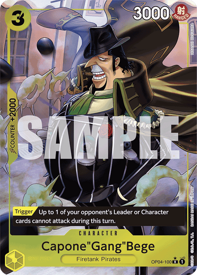 Capone"Gang"Bege OP04-100 (Parallel 4) One Piece Card The Best One Piece Karte