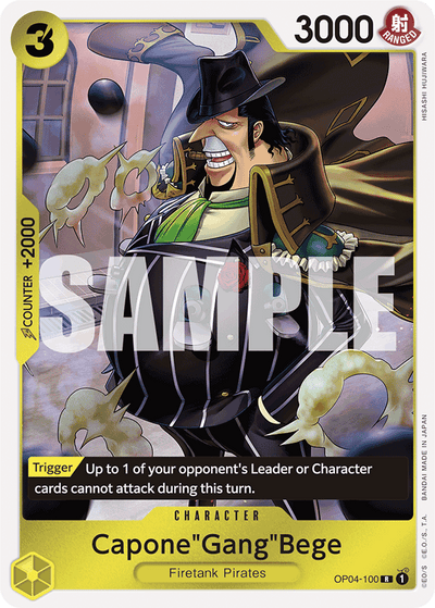 Capone"Gang"Bege OP04-100_r1 One Piece Card The Best One Piece Karte