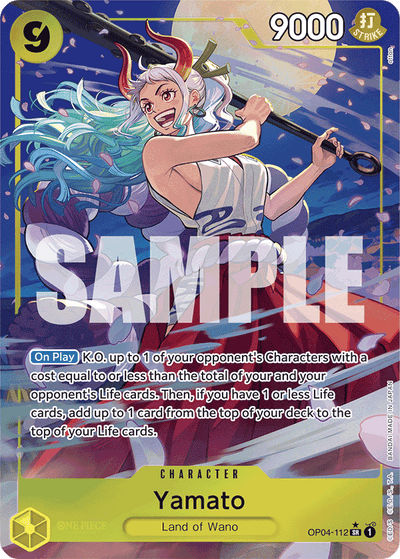 Yamato OP04-112 (Parallel 3) One Piece Card The Best One Piece Karte