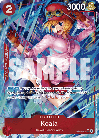 Koala OP05-006 (Parallel 3) One Piece Card The Best One Piece Karte