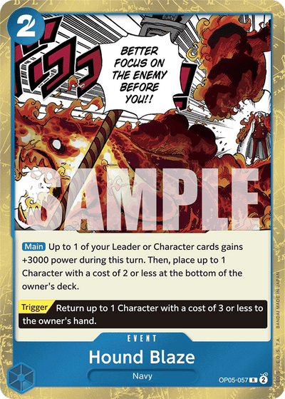 Hound Blaze OP05-057_r1 One Piece Card The Best One Piece Karte