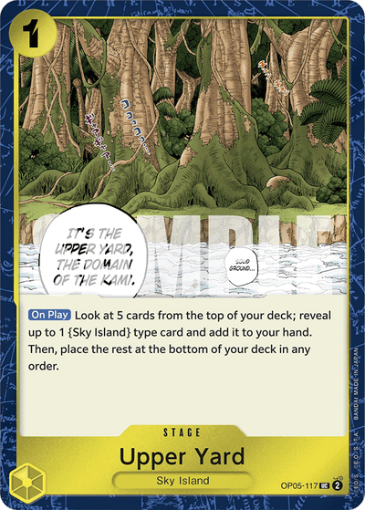 Upper Yard OP05-117 (Parallel 2) One Piece Card The Best One Piece Karte