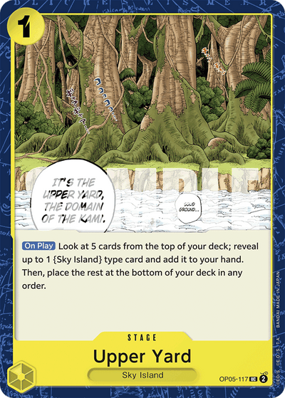 Upper Yard OP05-117_r1 One Piece Card The Best One Piece Karte