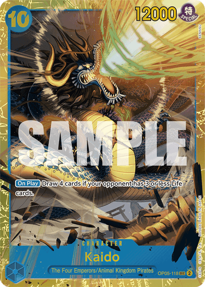 Kaido OP05-118_r1 One Piece Card The Best One Piece Karte