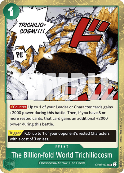 The Billion-fold World Trichiliocosm OP06-038 (Parallel 2) One Piece Card The Best One Piece Karte