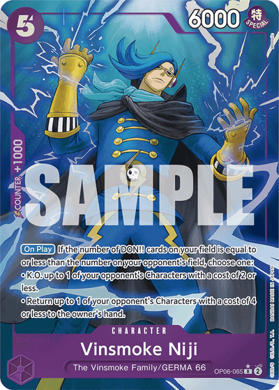 Vinsmoke Niji OP06-065 (Parallel 3) One Piece Card The Best One Piece Karte