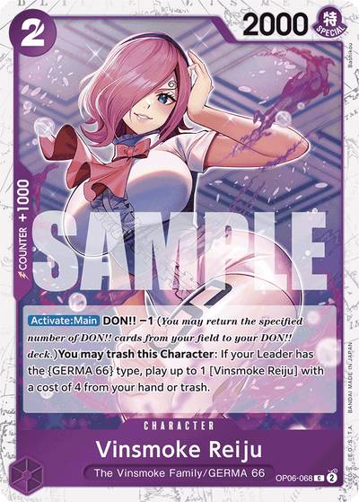 Vinsmoke Reiju OP06-068 (Parallel 2) One Piece Card The Best One Piece Karte