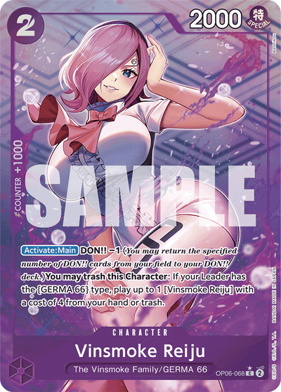 Vinsmoke Reiju OP06-068 (Parallel 3) One Piece Card The Best One Piece Karte