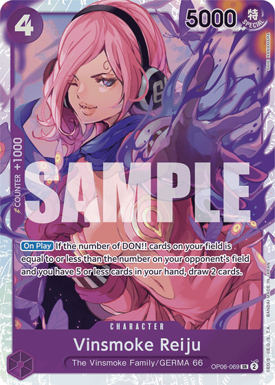 Vinsmoke Reiju OP06-069_r1 One Piece Card The Best One Piece Karte