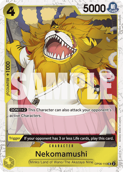 Nekomamushi OP06-110 (Parallel 3) One Piece Card The Best One Piece Karte