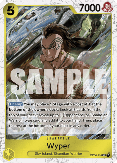Wyper OP06-114 (Parallel 2) One Piece Card The Best One Piece Karte