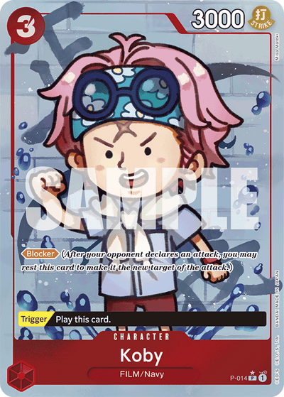 Koby P-014 (Parallel 3) One Piece Card The Best One Piece Karte