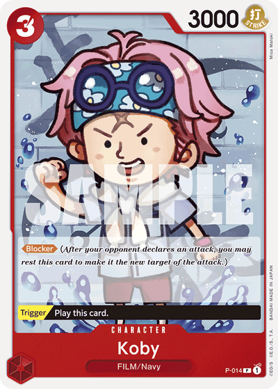 Koby P-014_r1 One Piece Card The Best One Piece Karte