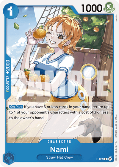 Nami P-053_r1 One Piece Card The Best One Piece Karte