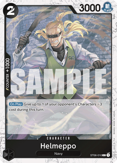 Helmeppo ST06-010 (Parallel 2) One Piece Card The Best One Piece Karte