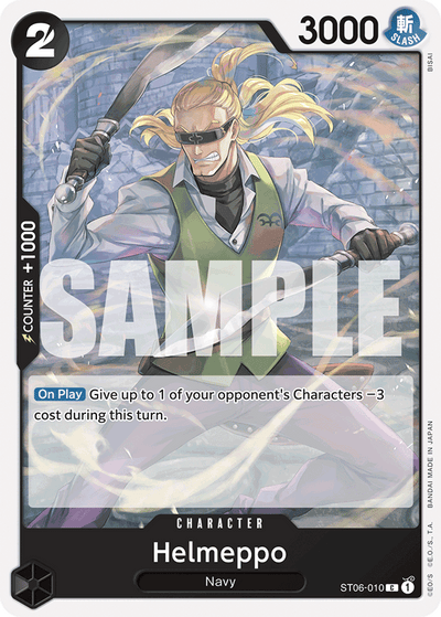 Helmeppo ST06-010_r1 One Piece Card The Best One Piece Karte