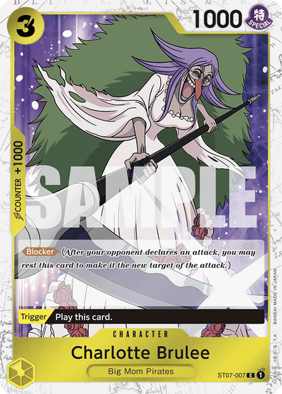 Charlotte Brulee ST07-007 (Parallel 2) One Piece Card The Best One Piece Karte
