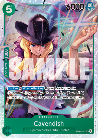 Cavendish EB01-012_r1 One Piece Card The Best Vol. 2 One Piece Karte