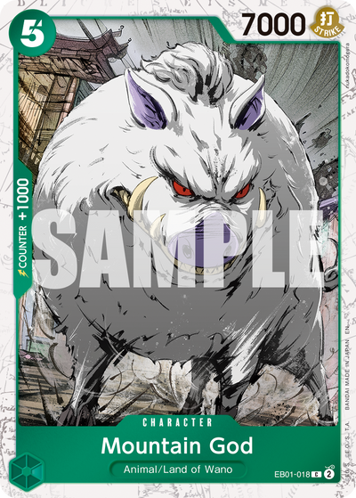 Mountain God EB01-018 (Parallel 1) One Piece Card The Best Vol. 2 One Piece Karte