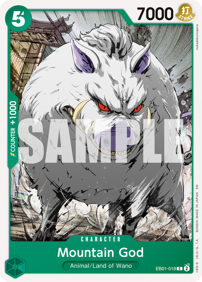 Mountain God EB01-018_r1 One Piece Card The Best Vol. 2 One Piece Karte