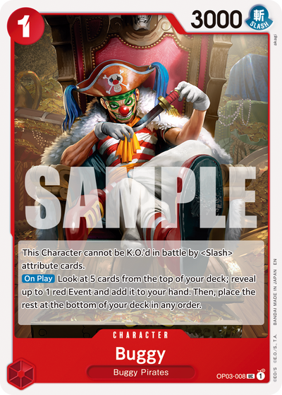 Buggy OP03-008_r1 One Piece Card The Best Vol. 2 One Piece Karte