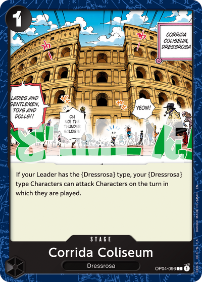 Corrida Coliseum OP04-096_r1 One Piece Card The Best Vol. 2 One Piece Karte