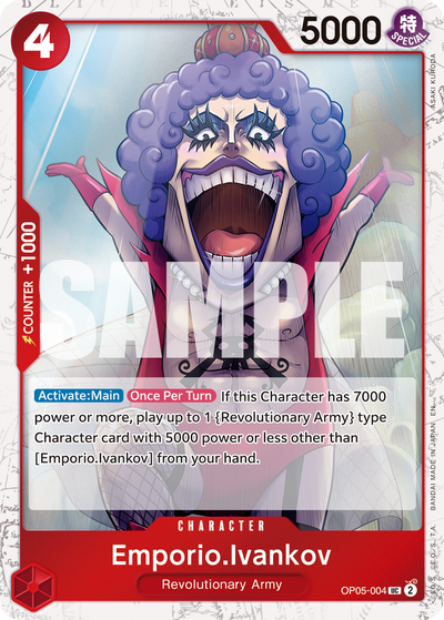 Emporio.Ivankov OP05-004 (Parallel 1) One Piece Card The Best Vol. 2 One Piece Karte