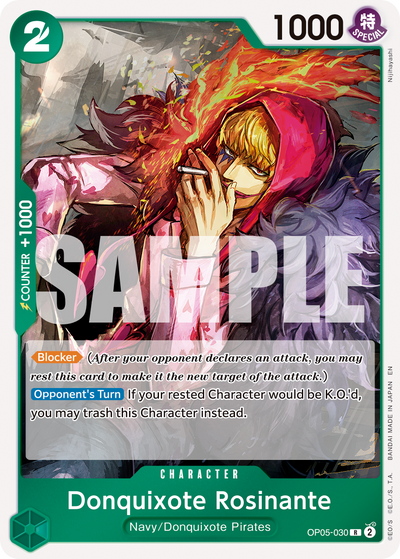 Donquixote Rosinante OP05-030_r1 One Piece Card The Best Vol. 2 One Piece Karte