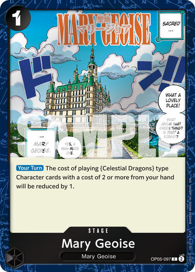 Mary Geoise OP05-097 (Parallel 1) One Piece Card The Best Vol. 2 One Piece Karte