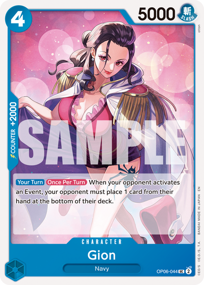 Gion OP06-044_r1 One Piece Card The Best Vol. 2 One Piece Karte