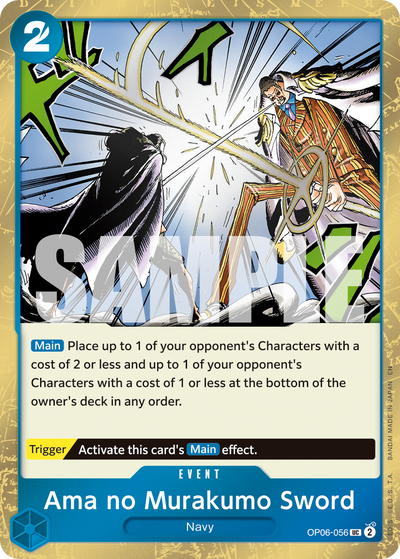 Ama no Murakumo Sword OP06-056 (Parallel 4) One Piece Card The Best Vol. 2 One Piece Karte
