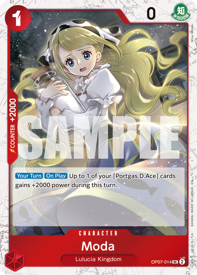 Moda OP07-014 (Parallel 1) One Piece Card The Best Vol. 2 One Piece Karte