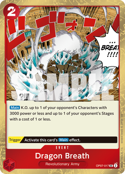Dragon Breath OP07-017 (Parallel 1) One Piece Card The Best Vol. 2 One Piece Karte
