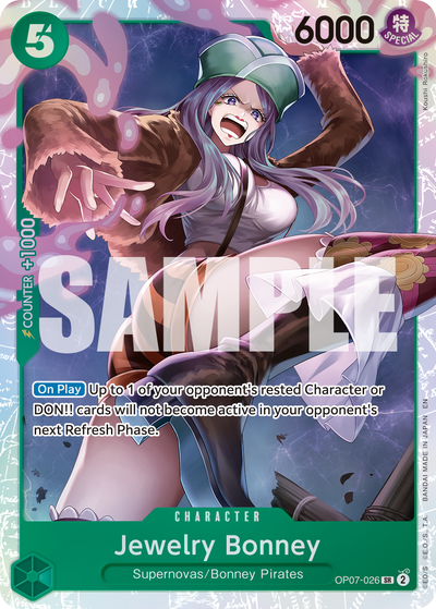 Jewelry Bonney OP07-026_r1 One Piece Card The Best Vol. 2 One Piece Karte