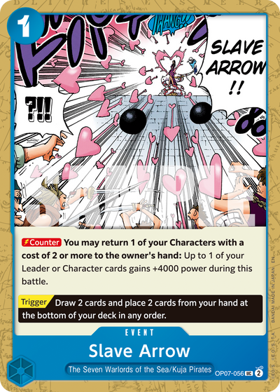 Slave Arrow OP07-056_r1 One Piece Card The Best Vol. 2 One Piece Karte