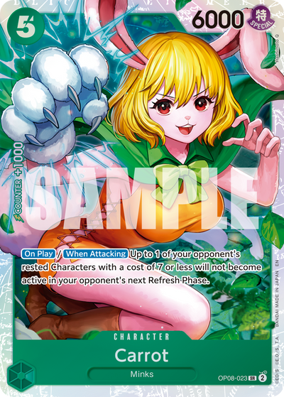 Carrot OP08-023_r1 One Piece Card The Best Vol. 2 One Piece Karte