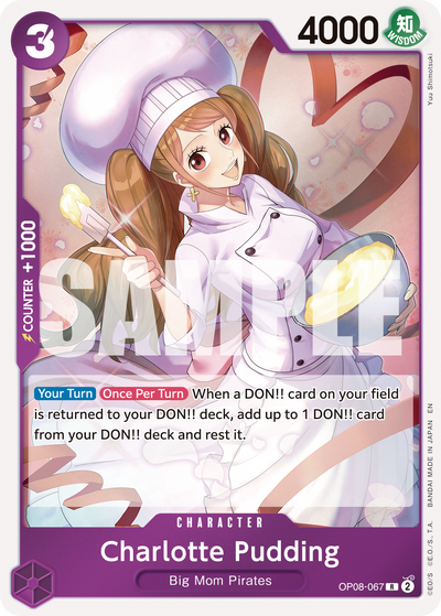 Charlotte Pudding OP08-067_r1 One Piece Card The Best Vol. 2 One Piece Karte