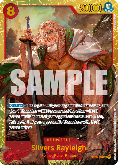 Silvers Rayleigh OP08-118_r1 One Piece Card The Best Vol. 2 One Piece Karte