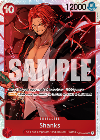 Shanks OP09-004_r1 One Piece Card The Best Vol. 2 One Piece Karte
