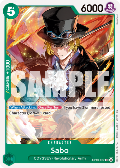 Sabo OP09-027_r1 One Piece Card The Best Vol. 2 One Piece Karte